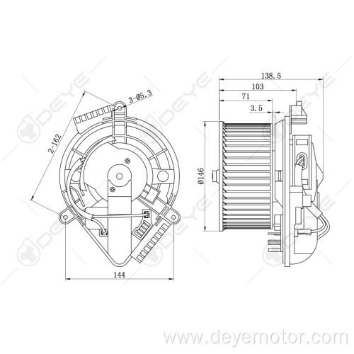 New arrival auto blower motor for PEUGEOT 405